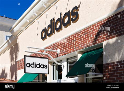 adidas store in outlet mall.